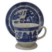 Image for Blue Willow Cup and Saucer Set
