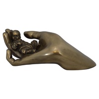 Image for Caring Baby Bronze Sculpture