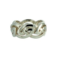 Keith Jack Sterling Silver Eternity Knot "Gowan" Ring