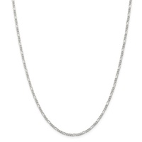Image for Sterling Silver 2.25 mm Figaro Chain, 26 inch