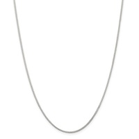 Image for Sterling Silver Rhodium Plated 1.25 mm Round Spiga Chain, 22 inch