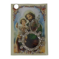 Image for St. Joseph Finger Rosary w/Prayer Card