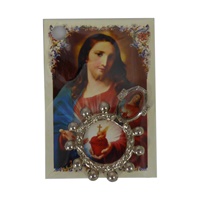 Image for The Sacred Heart of Jesus Finger Rosary w/Prayer Card