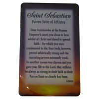 Image for Saint Sebastian Prayer Card