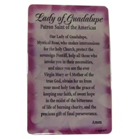 Image for Lady of Guadalupe Prayer Card