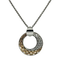 Image for Keith Jack Comet Pendant Sterling Silver and Gold