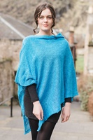 Image for Irish Linen and Cotton Cape, Royal Blue
