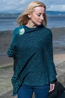 Image for Irish Linen and Silk Wallace Shawl, Jewel