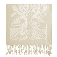 Image for Luxurious Wool Scarf, White