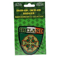 Image for Celtic Cross Embroidered Badge