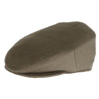 Hanna Vintage Style Irish Linen Hat, Khaki Green