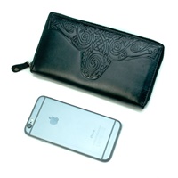 Image for Roisin Ladies Large Leather Wallet, Black by Lee River