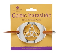Trinity Knot Celtic Hairslide, Large