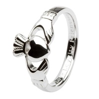 Image for Claddagh Comfort Fit Sterling Sterling Silver Ring