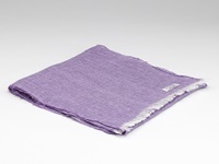 Image for Irish Linen Scarf, Lilac Herringbone