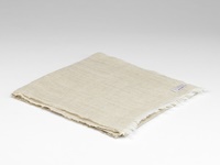 Image for Irish Linen Scarf, Oatmeal Herringbone