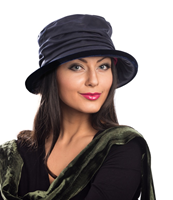 Image for Classic Wax Hat Pleated Crown Velvet by Kathleen McAuliffe