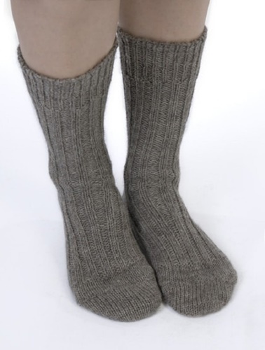 Image for Kerry Woollen Mills Organic Wool Socks, Brown
