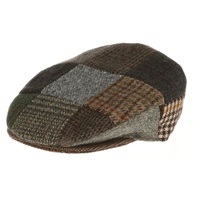 Image for Tweed Patchwork Vintage Cap