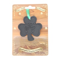 Irish Turf Hanging Ornament, Shamrock