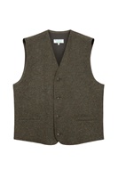 Gents Green Waistcoat Magee Donegal Irish Tweed by Jimmy Hourihan