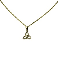 Image for 14K Yellow Gold Trinity Knot Pendant