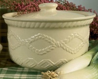 Image for Kara Irish Pottery Aranware Covered Casserole