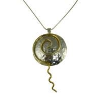 Image for Shanley Spiral Two Tone Pendant