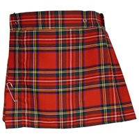 Image for Girls Royal Stewart Tartan Skirt, Size 4