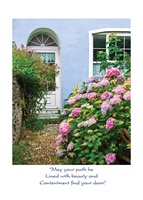 Image for Hydrangea Cottage Birthday Card