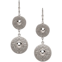 Image for Double with Domed Centre Celtic Warrior Earrings