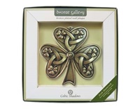 Image for Irish Shamrock Bronze Plaque