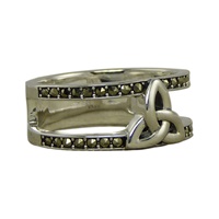 Image for Marcasite Trinity Cage Ring