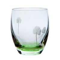 Irish Handmade Shamrock Whiskey Tumbler