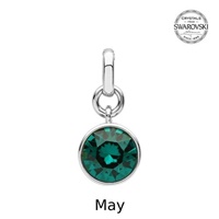 Image for Sterling Silver Swarovski Charm, May