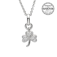 Image for Sterling Silver Swarovski Shamrock Pendant