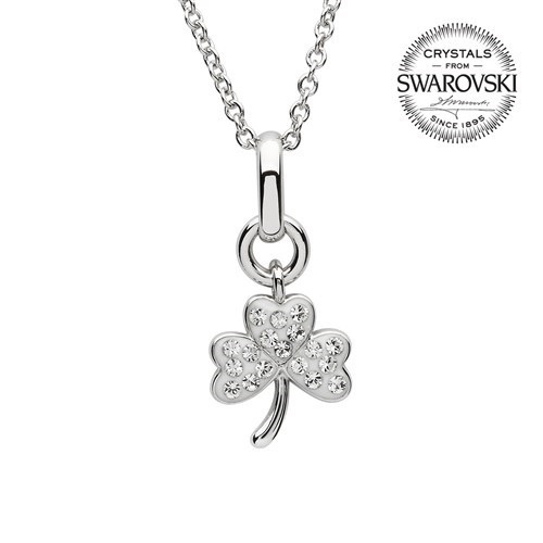 Swarovski Collections - Swarovski Sparkling Dance set Clover, White,  Rhodium plated | Dreamtime Creations