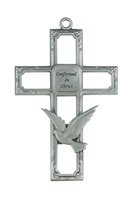 Image for 6" Pewter Confirmation Cross