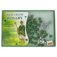 Image for Green Shamrock Rosary Beads