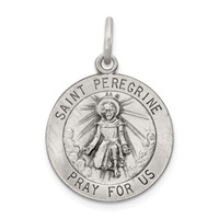 Image for Saint Peregrine Medal, Medium Round