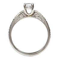 Image for Coleen 14kt White Gold Round Cut Engagement Ring