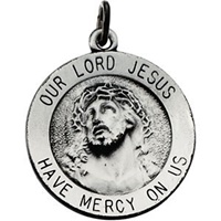 Image for Our Lord Jesus Medal, Medium Round