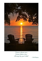 Image for Shoreline Sunset Anniversary Card