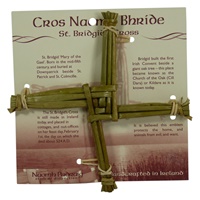 Image for Small St Brigid Cross Woven Rush 5"