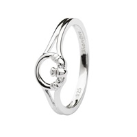 Image for Open Style Claddagh Ring Sterling Silver