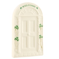 Image for Belleek Welcome Door Wall Plaque