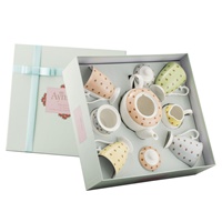 Image for Aynsley Polka Dot Roses 7 Piece Set