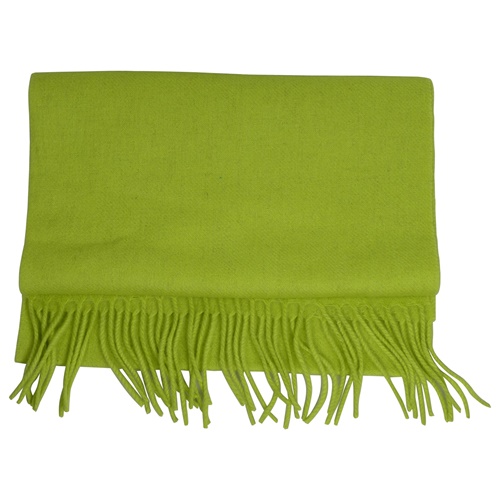 Image for Merino Wool Scarf- Bright Green