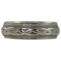 Image for Endless Celtic Design Wedding Ring, Sterling Silver