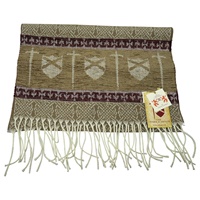 Image for Celtic Border Swords and Shields Jacquard Scarf, Tan
